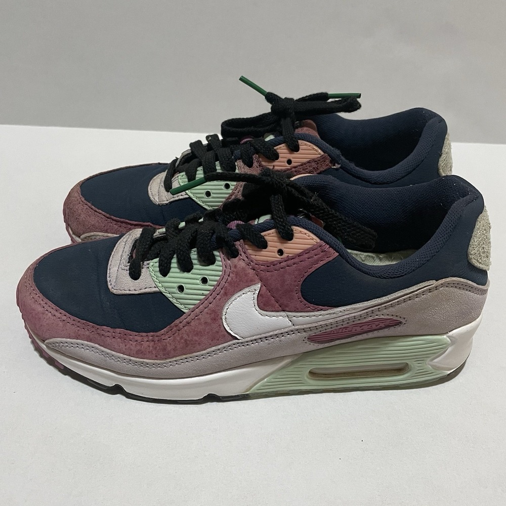 Nike Air Max 90 NRG "Light Bordeaux Armory Navy" DM0035-500 Men's Size 8